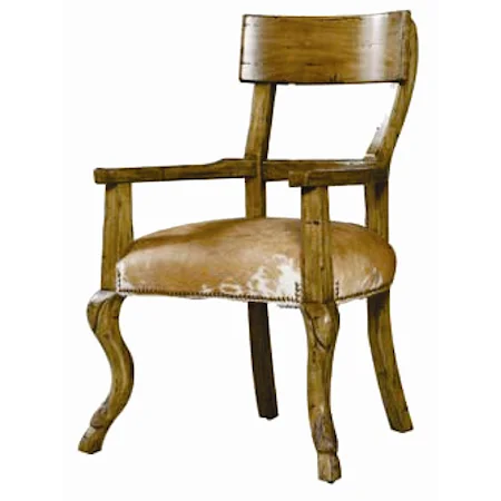 Country English Hoof Foot Dining Arm Chair